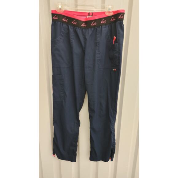 Koi Lite Scrub Pants Mechanical Stretch Slim Fit Petite Medium - Picture 1 of 6